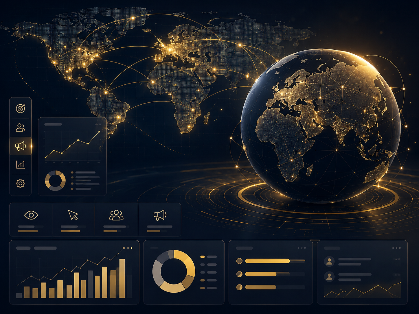 Global advertising visibility